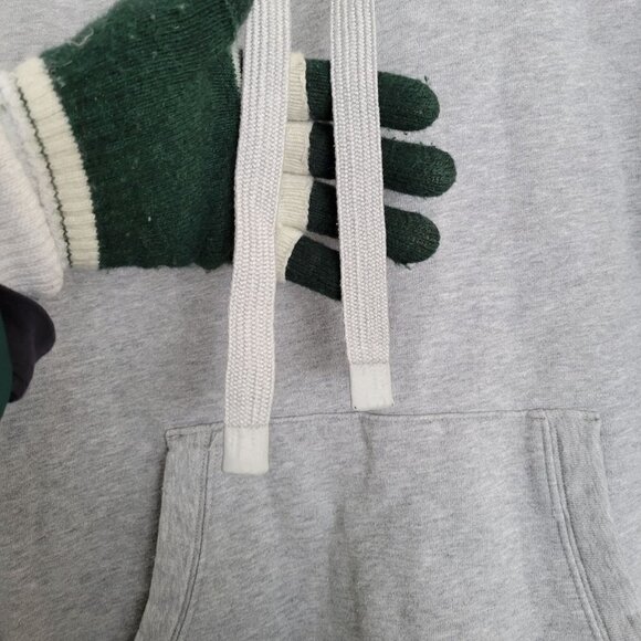 Athleta Heather Gray 24/7 Hoodie Pullover Kangaroo Front Pocket Sweatshirt Small - Picture 5 of 15